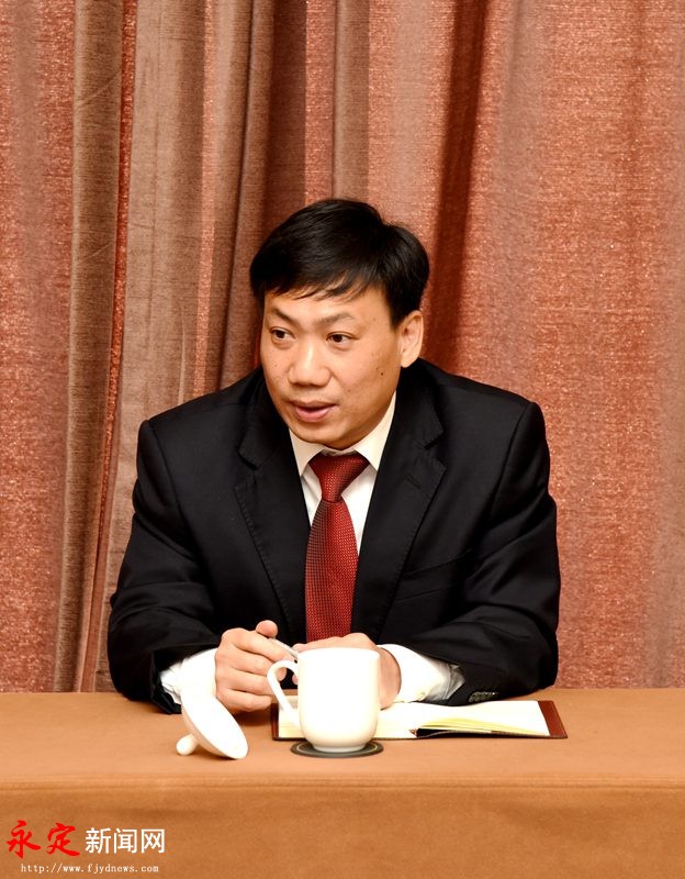 永定区长陈荣水的新年第一天