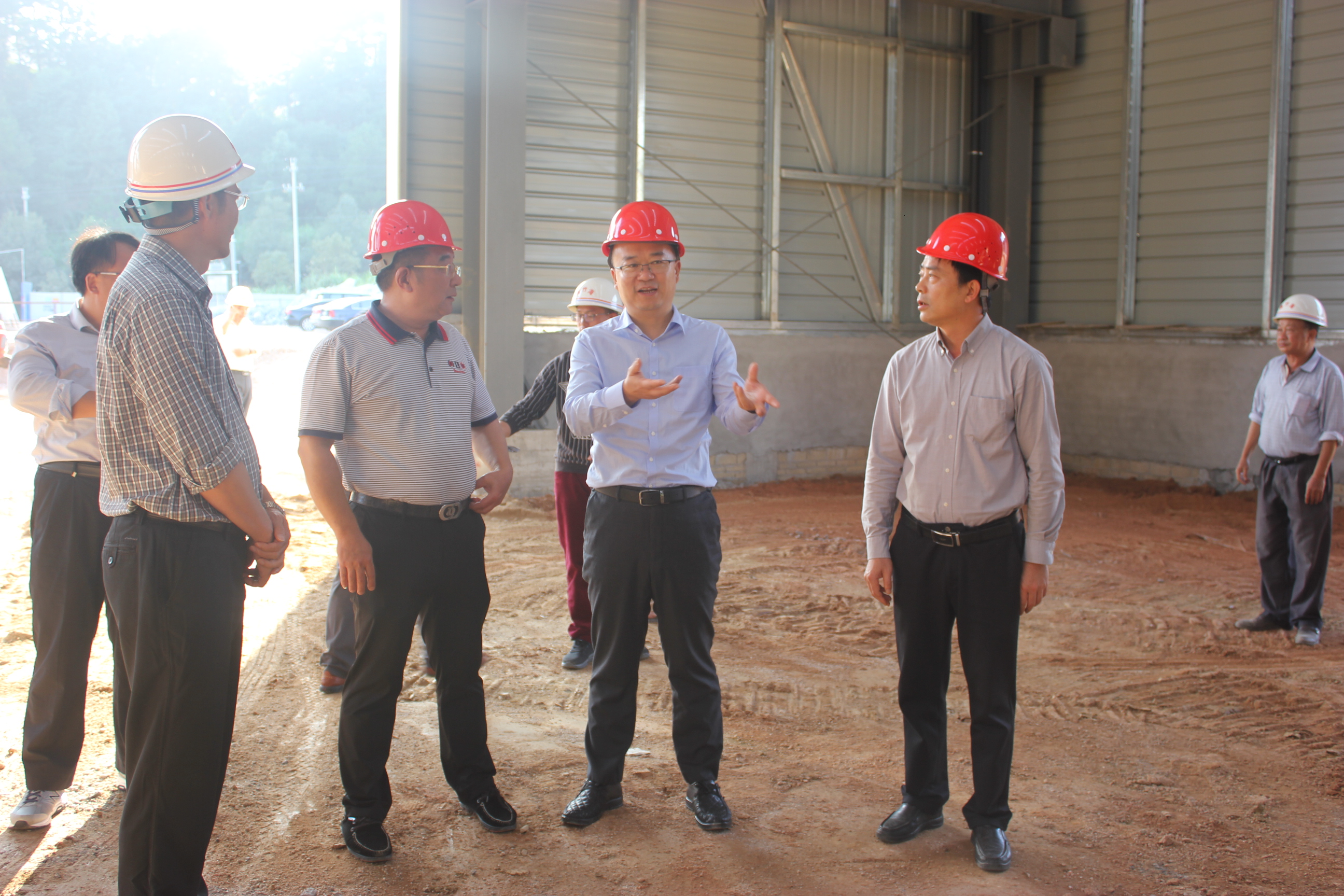 区委书记王金福一线督导重点项目建设