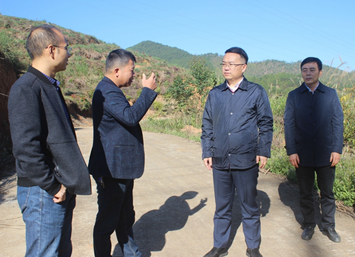 永定区委书记王金福深入堂堡湖雷调研脱贫攻坚工作